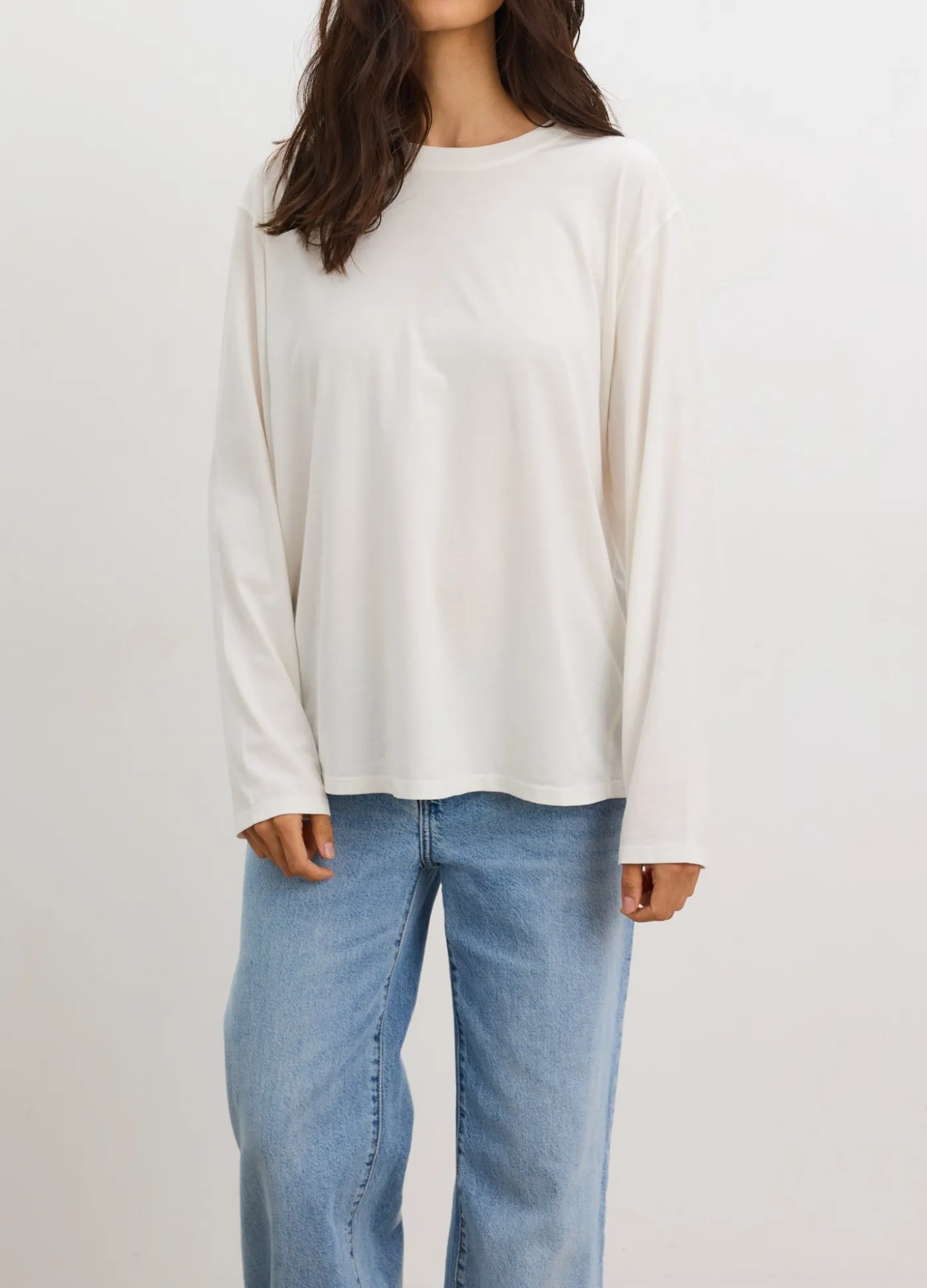The Washed Cotton Long Sleeve Tshirt