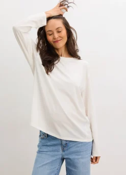 The Washed Cotton Long Sleeve Tshirt
