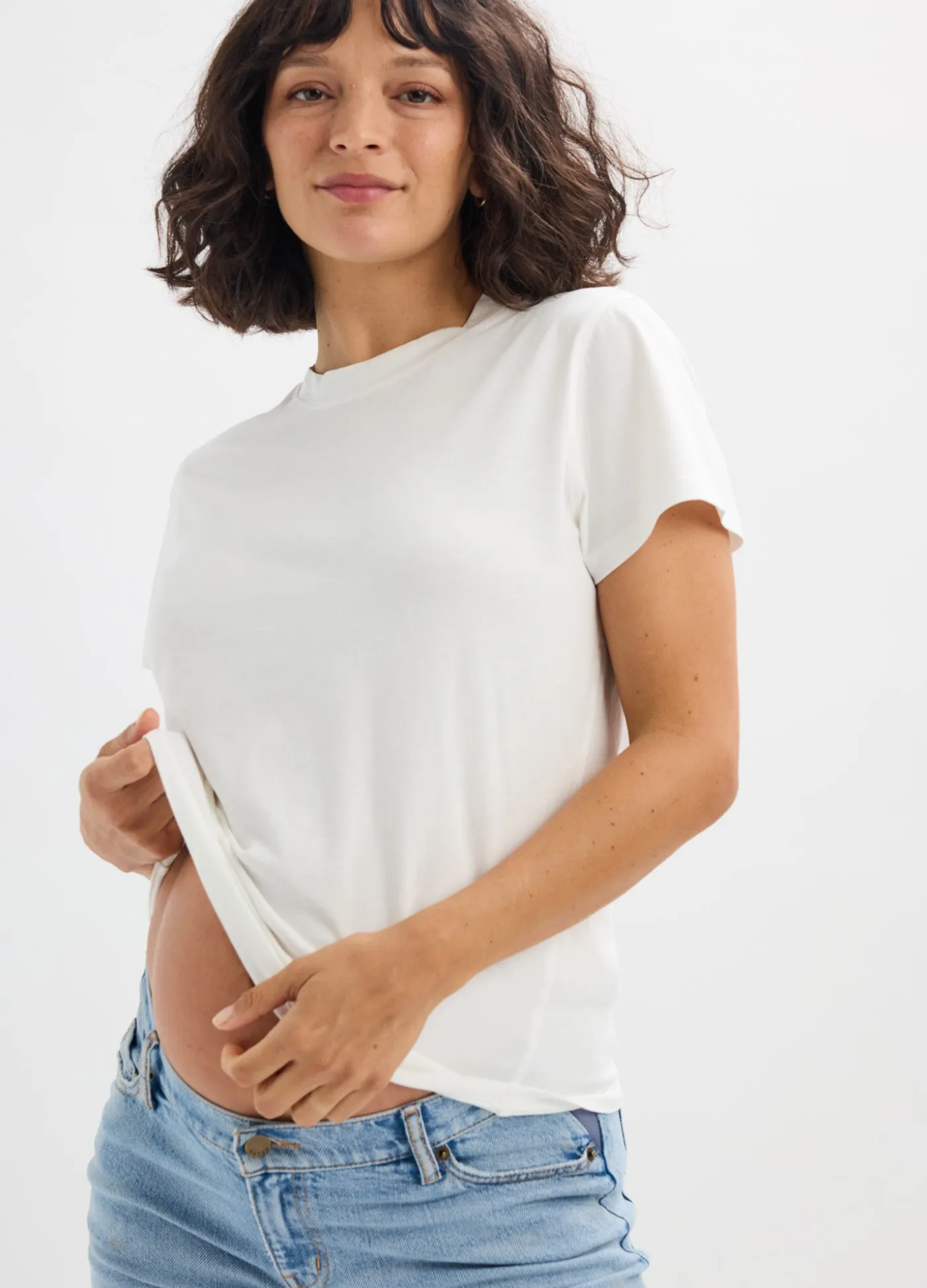 The Washed Cotton Short Sleeve Crew Tshirt