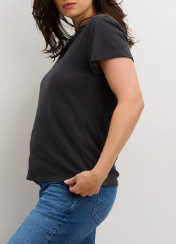 The Washed Cotton Short Sleeve Crew Tshirt