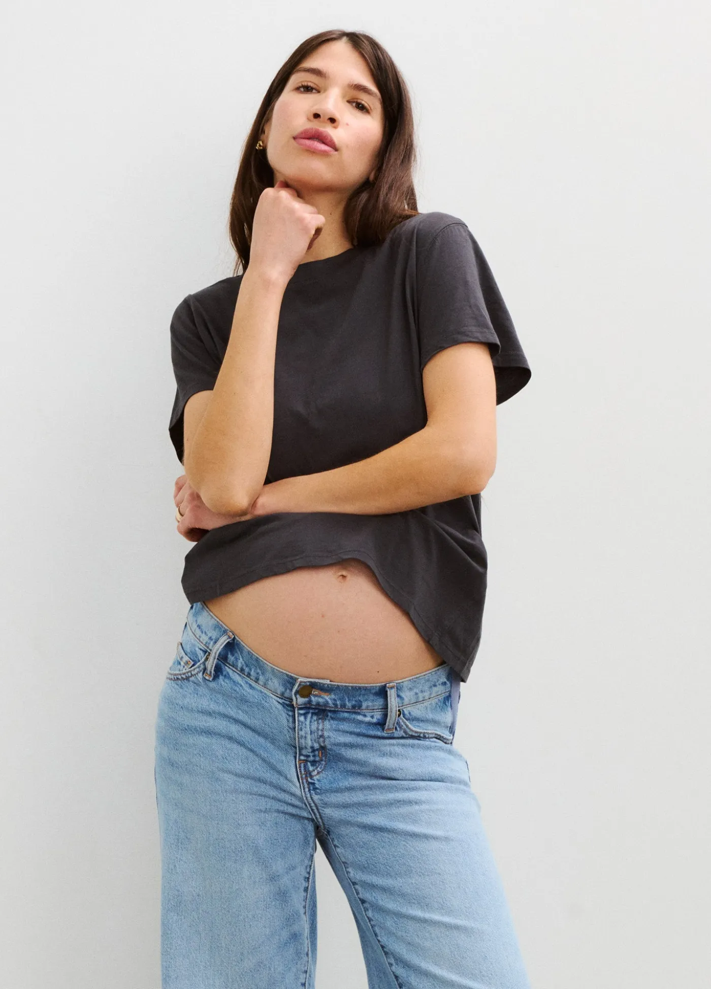 The Washed Cotton Short Sleeve Crew Tshirt